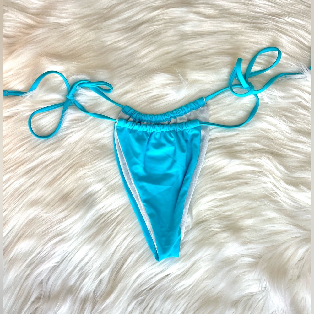 Super cute ocean blue bikini bottom